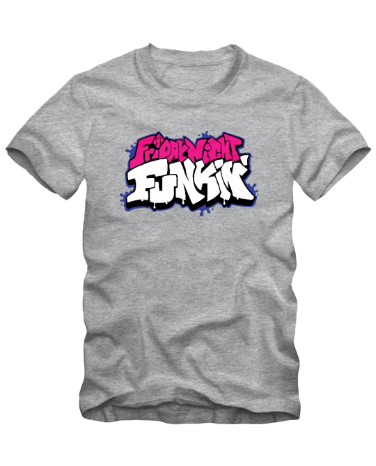 Marškinėliai Friday night funkin logo Marškinėliai Friday night funkin logo